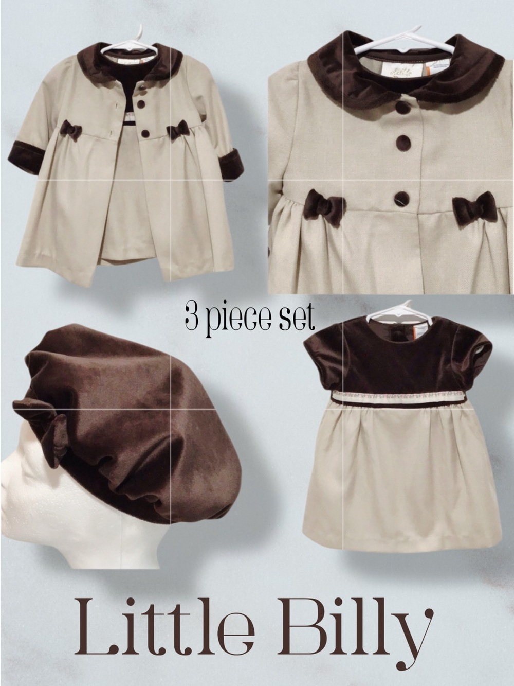 LiITTLE BILLY Three Piece Set Size 12 Months NEW